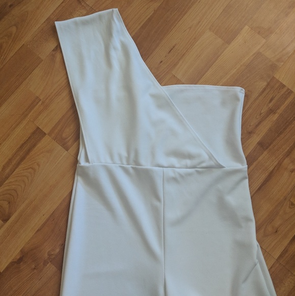 plt one shoulder jumpsuit
